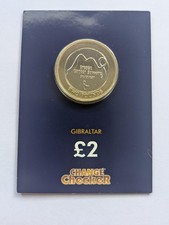 2019 Gibraltar £2 Coin Two Pound Breast Cancer Support Coin Unc Low Mintage