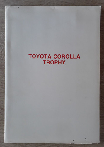 Toyota corolla trophy - toyota,