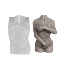 Mould Naked Woman Torso Resin