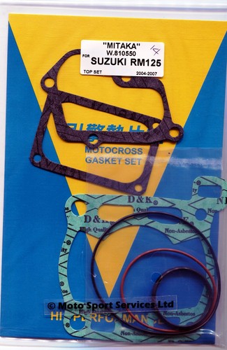 Top end gasket set suzuki - end,