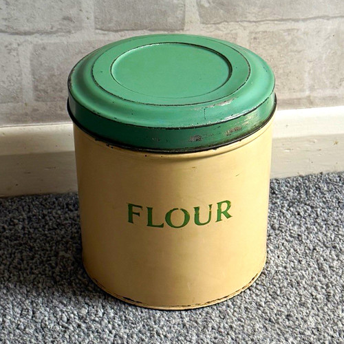 1930s tala 1lb - flour, canister