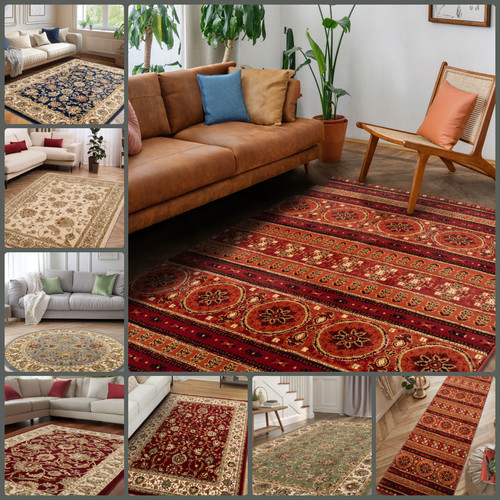 Luxury large traditional rugs - traditional,