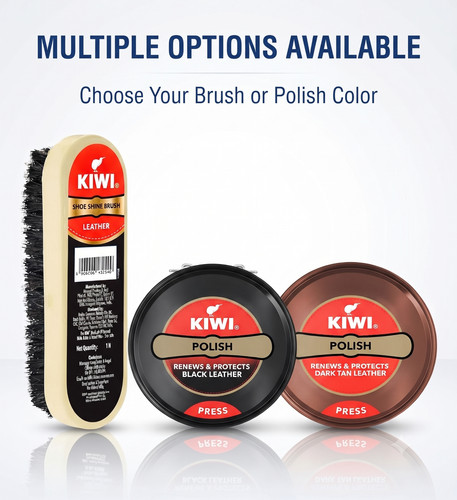 Kiwi shoe polish - , black
