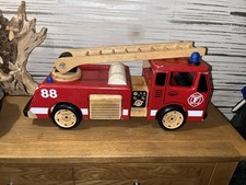 Pintoy P3102 Wooden Fireman Truck Large Heavy Fire Engine