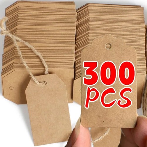 100 300pcs kraft paper gift - 100/300pcs,