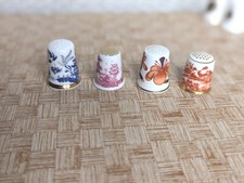 4x Vintage English Bone China