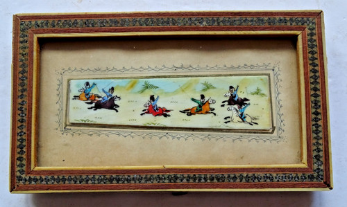 Vintage hand painted miniature - vintage,