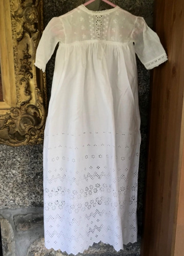 Antique christening gown - antique,