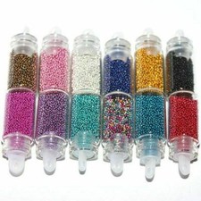 12 Mini CAVIAR Beads Bottles