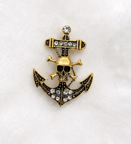 Pirate skull anchor - pirate,