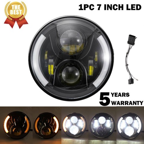 Inch led motorcycle - 7",
