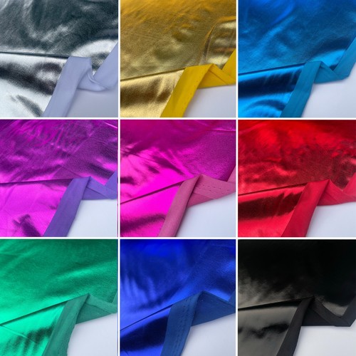 Metallic foil lycra - metallic, fabric