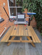 Fishing Seat Box Rive with Accessories Octoplus With Foot Plate Feeder Arm Ect