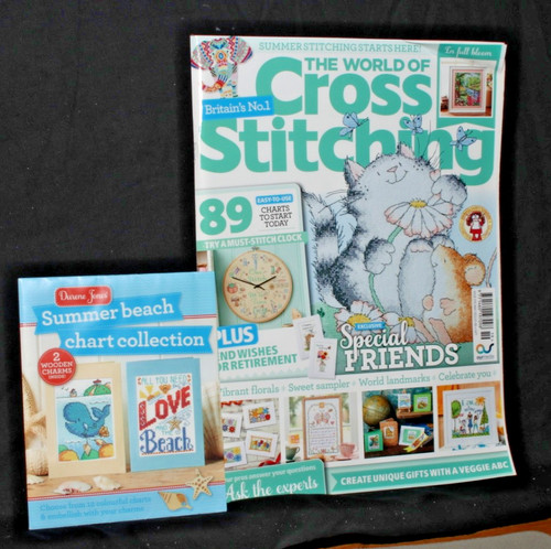 World cross stitching - world,
