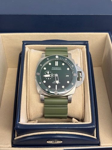 Panerai submersible green dial - panerai,