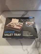 Valet Tray Gentlemans Personal Organizer NEW w Box Nifty Gift Fathers Day Dad 