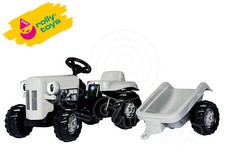 Rolly - Little Grey Fergie  Massey Ferguson with Trailer - Classic Pedal Tractor