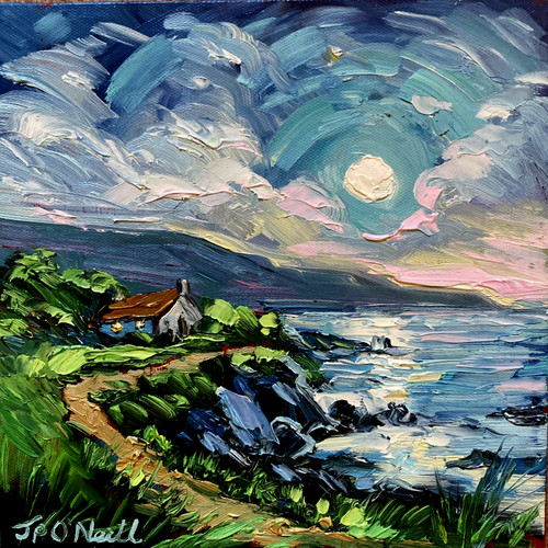 Impressionist irish moonlight - irish,