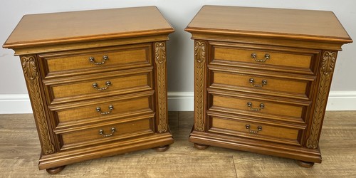 Pair bedside tables - pair, vintage