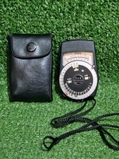 Vintage Jessops CdS Light Exposure Meter In Black Leather Case