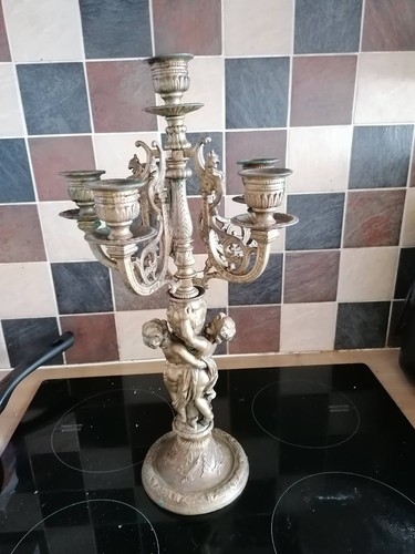 Antique brass arm - 6,
