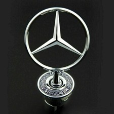  MERCEDES BENZ BONNET HOOD LOGO EMBLEM BADGE For W124 W202 W203 W208 W210 / 44MM