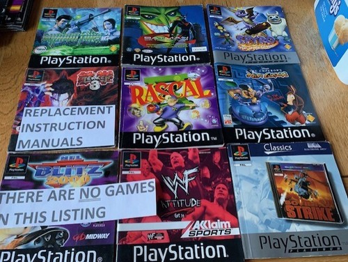 Playstation1 ps1 instruction - playstation1, -ps1-