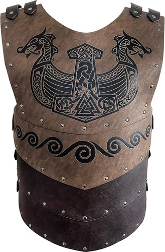 Embossed leather medieval - leather,