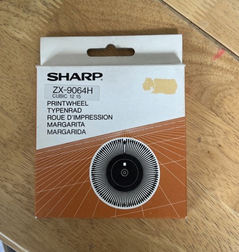 Genuine sharp printwheel - sharp,