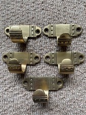 Brass Sash Window Lifts Old  Handles Pulls Lifts  x5