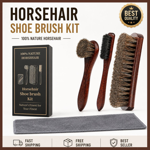 4pcs 100 horse hair - 100%,