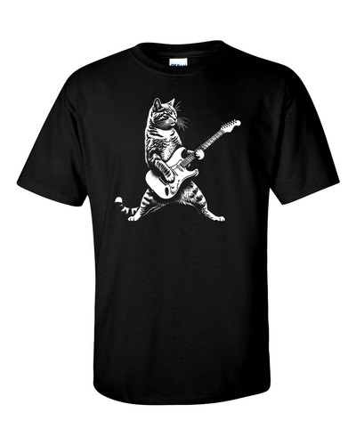 Rock band cat playing - cat, electric