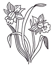 Vintage Embroidery Transfer