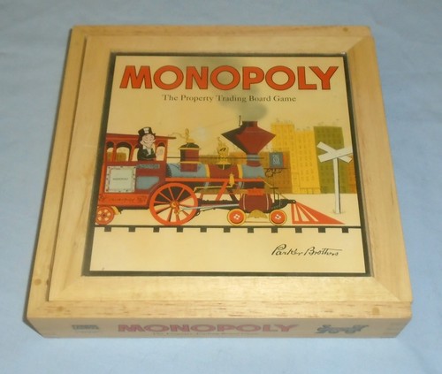 Monopoly nostalgia wooden - nostalgia,