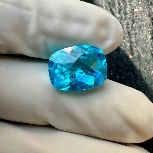Natural certified neon blue - certified,
