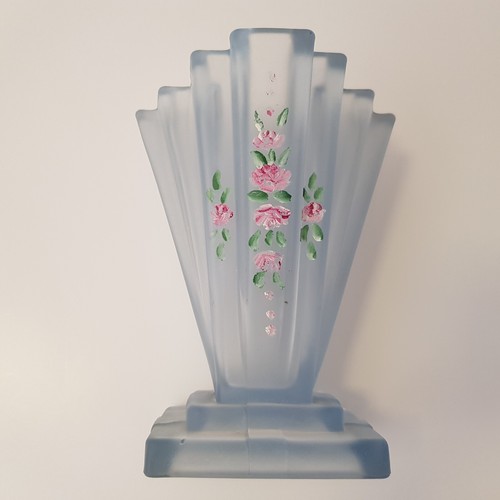 Bagley blue glass art - blue,