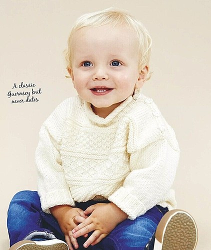 0281 knitting child guernsey - 0281, child's