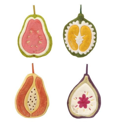 Hanging tropical fruit towel - hanging,