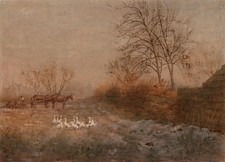 Horse & Cart In Rural