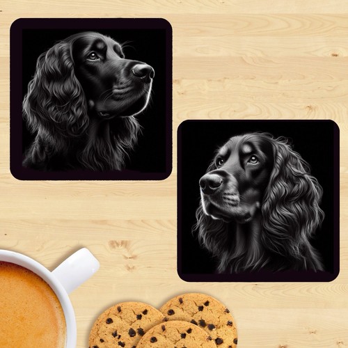 Gordon setter coasters set of - coasters,,