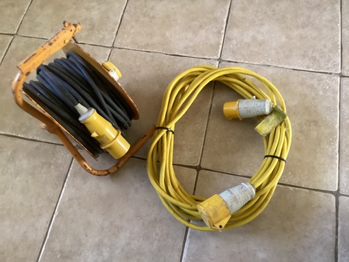 Two 110v extension leads one - leads,