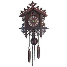 Quartz Cuckoo Clock Black