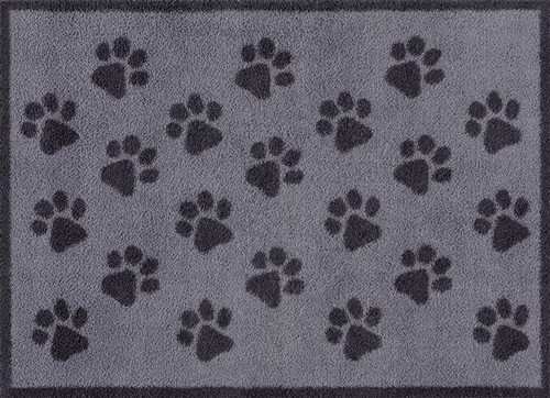 Turtle mat paws grey - -,