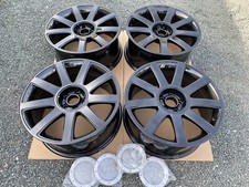 18" GENUINE AUDI TT Mk1 RS4 REFURBED BLACK ALLOYS WHEELS x4 8N0601025S Mk4 GOLF