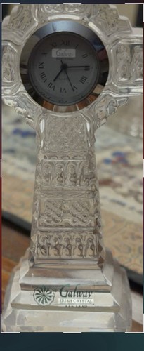 Galway irish crystal clock - galway, 5