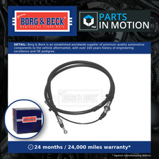 2x Handbrake Cables fits RENAULT MASTER Mk2 2.5D Rear 1998 on Hand Brake B&B