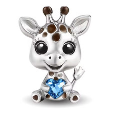 Giraffe Charm Bead 925