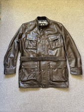 Belstaff Panther Trialmaster Leather 1966, Brown ,uk54/it64 6XL-7XL Largest Rare