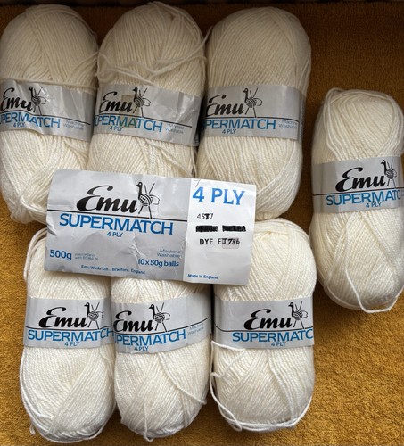 Emu supermatch 4ply knitting - emu,