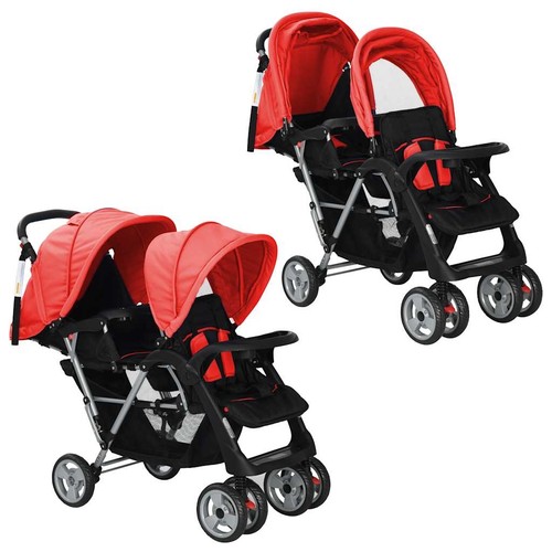 Double tandem stroller twin - double,